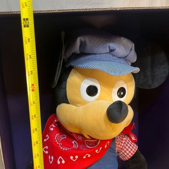 Disney Treasures Of The Disney Vault Engineer Mickey 3 FT Tall Plush Doll NWB - Picture 7 of 7
